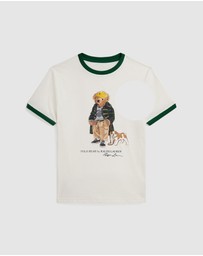 Polo Ralph Lauren - Polo Bear Cotton Ringer Tee - Teens