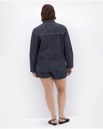 City Chic - Denim Utility Jacket