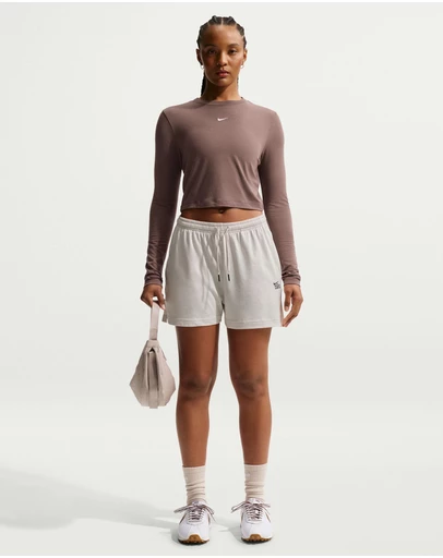 Nike - Sportswear Chill Knit High-Waisted Lightweight Shorts