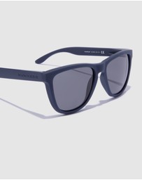Hawkers Co - Polarized Blue Black One Raw Sunglasses for Men and Women UV400