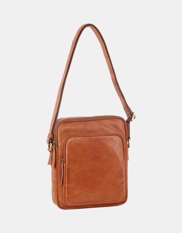 Pierre Cardin - Pierre Cardin Leather Unisex Cross Body Bag