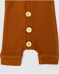 WITH LOVE FOR KIDS - BASICS Ribbed Romper - Babies