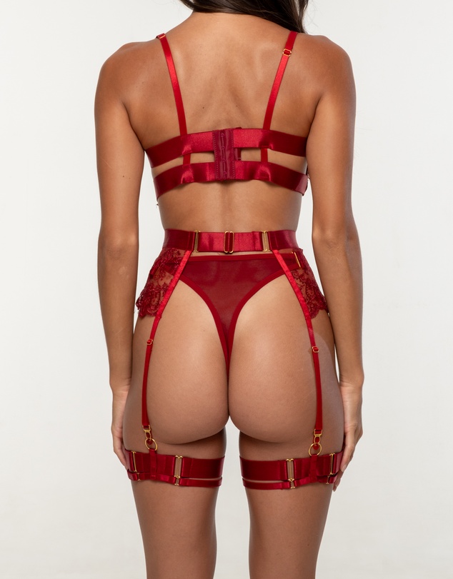 One Empire - Viviana Red Lingerie Set