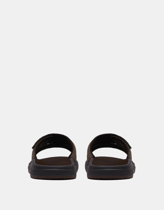 Clarks - M Brinkley Slide Dark Brown