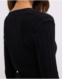 The Fated - Jamie Knit Flare Sleeve Top