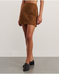Jag - Ophelia Suede Mini Skirt