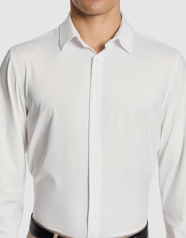 yd. - Pulse Slim Hyper Stretch Dress Shirt