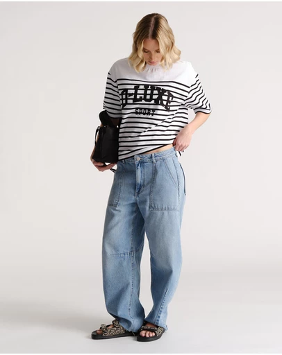 Decjuba - D-Luxe Sport Striped T-Shirt
