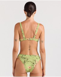 Poolside Paradiso - Tropico High Cut Band Bikini Bottom - Margarita