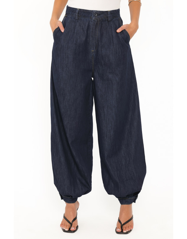 Petal & Pup - Melita Balloon Leg Denim Jeans - Indigo