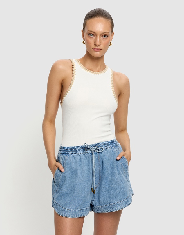 KIVARI - Emilie Denim Shorts