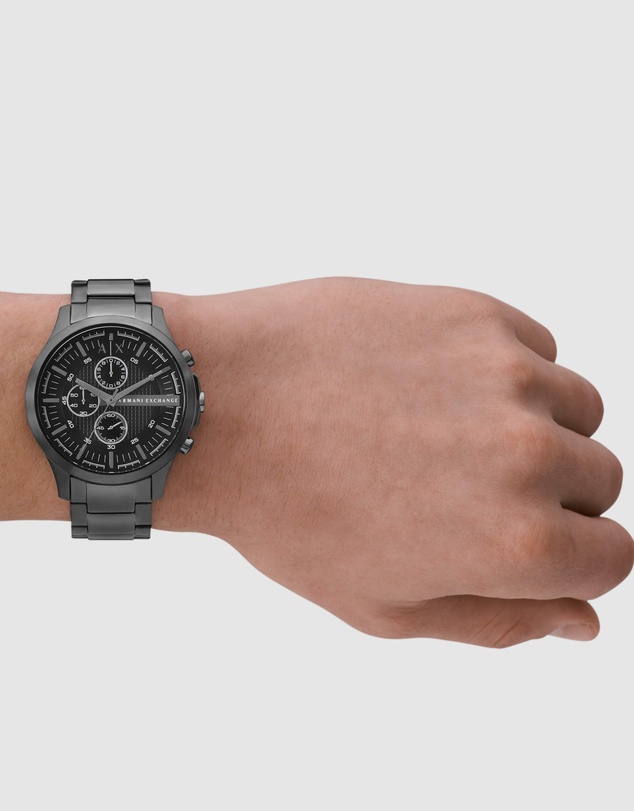 Armani Exchange - Gun-Metal Chronograph Watch