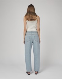 DRICOPER DENIM - Chloe Mid Rise Barrel Jeans
