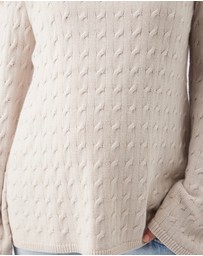 Ripe Maternity - Carla Cable Nursing Knit
