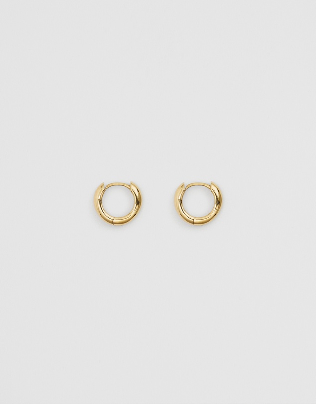 Country Road - Tarnish-resistant Small Slim Hoop