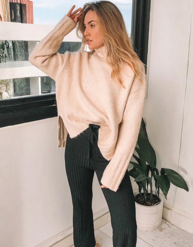 Esther & Co - Chesterfield Jumper - Beige