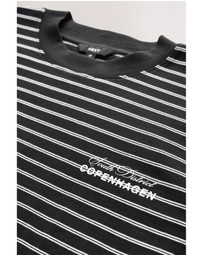 NEXT - Relaxed Fit Stripe Heavyweight 100% Cotton T-Shirt