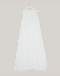 Revibe - Repaired Minima Esenciales Orsa Cotton Lace Midi Dress - AU 10
