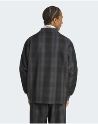 adidas Originals - ADIDAS ORIGINALS & ALL BLACKS PLAID WOVEN FIREBIRD TRACK JACKET Mens