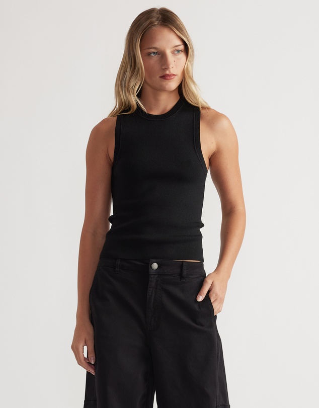 Decjuba - Ava Crew Neck Knit Tank