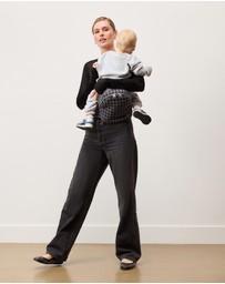 portier - The Brio Belt Toddler Carrier - Charcoal Denim
