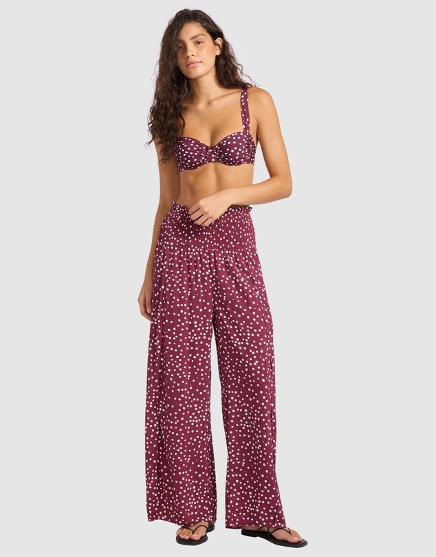 Seafolly - Dolce Dot Shirred Waist Pant