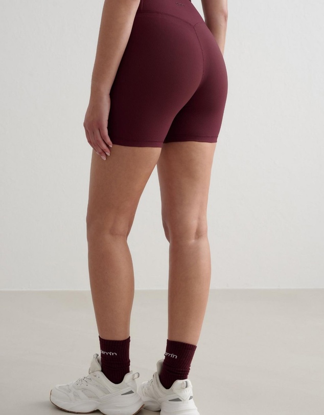 Aim'n - Ribbed Performance Midi Biker Shorts