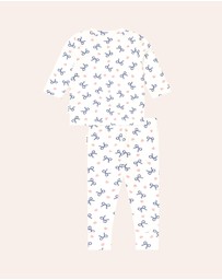 Huxbaby - Hearts And Bows Long Sleeve Pyjama Set - Babies-Kids