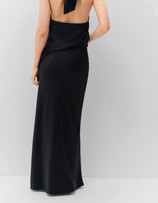 UNISON - Satin Slip Maxi Skirt