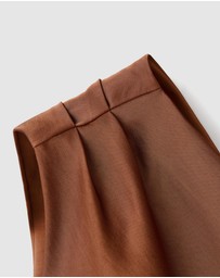 M.N.G - Asymmetrical Satin Dress