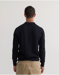 Oxford - Dominic Open Polo Collar Knit