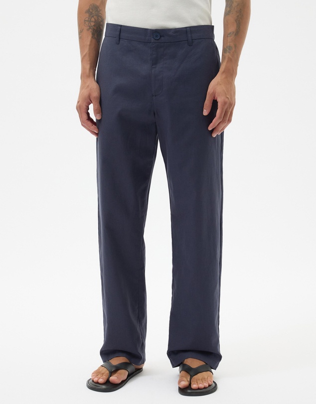 AERE - Tailored Relaxed Linen Blend Pants