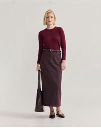 Oxford - Harper Column Skirt