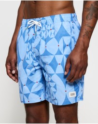 Scotch & Soda - Printed Mid-Length Swimshort