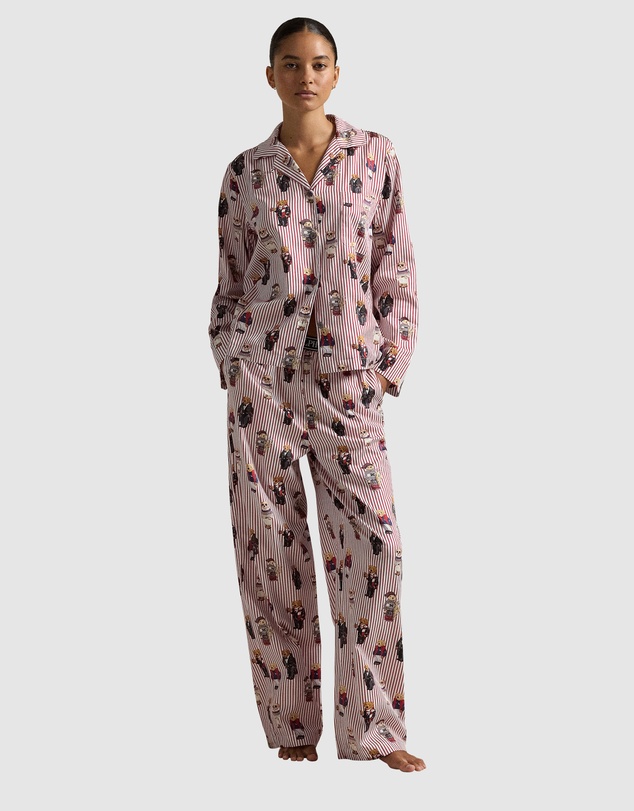 Polo Ralph Lauren - Madison Cotton Long Sleeve Button Down Pyjama Set