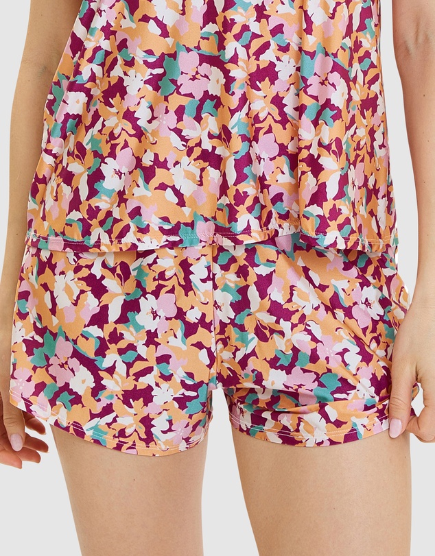 Sans Complexe - Suzan Fantaisy Floral Print Pyjama Short With Lace