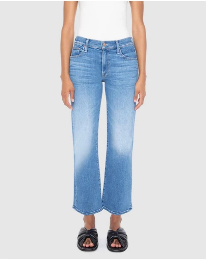 MOTHER - The Mid Rise Zip Rambler Ankle Jeans