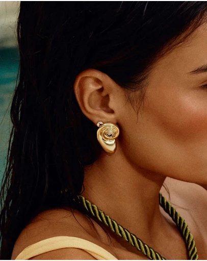Luv Aj - The Palma Shell Studs