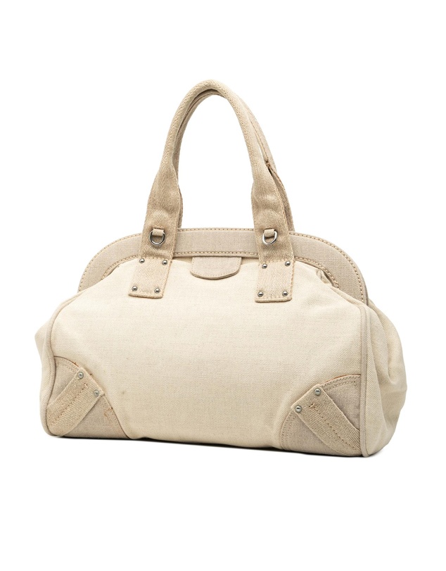 Pre-Loved by Azura Reborn - Pre-Loved Canvas Canapa Mistolino Frame Satchel
