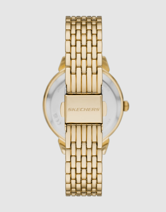 Skechers - Roman Dress Set Gold Tone Analogue Watch