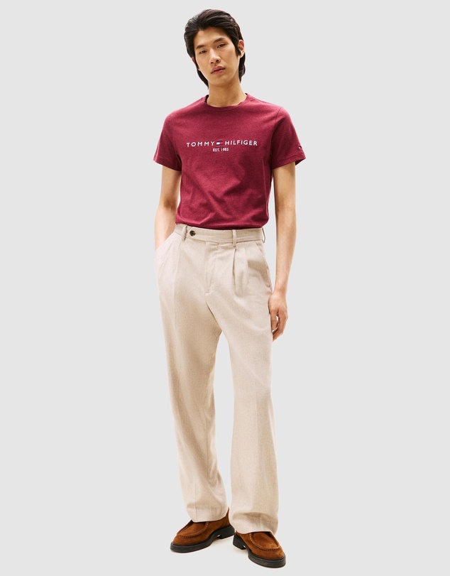 Tommy Hilfiger - Logo Embroidery Slim T-Shirt