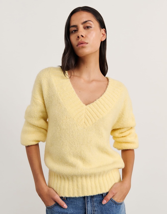 Jag - Lily V Neck Knit