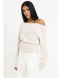 Alice In The Eve - Bailey Off Shoulder Knit Top