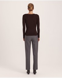 SABA - Janet Merino Wool Scoop Neck Knit