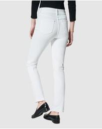 Spanx - Ankle Straight Leg Jeans - White