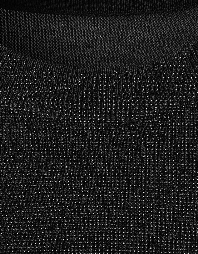 M.N.G - Cropped Sweater With Crystals