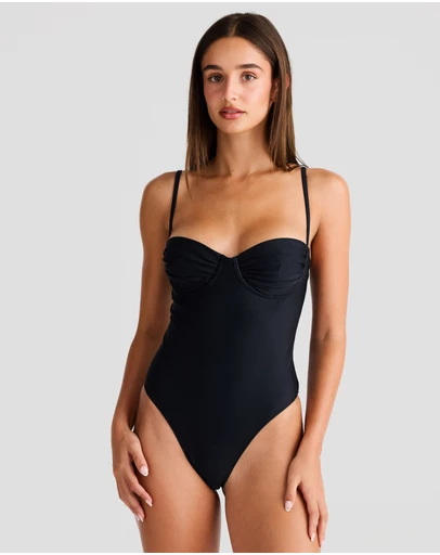 Vacay Swimwear - Paros One Piece Black