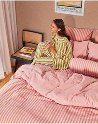Mosey Me - Lilac Sprout Euro Pillowcase Set