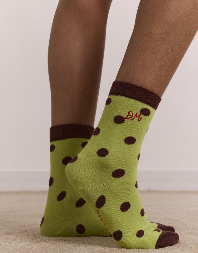 Damson Madder - Calf Length 2 Pack Socks