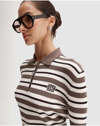 Elka Collective - Ana Long Sleeve Polo